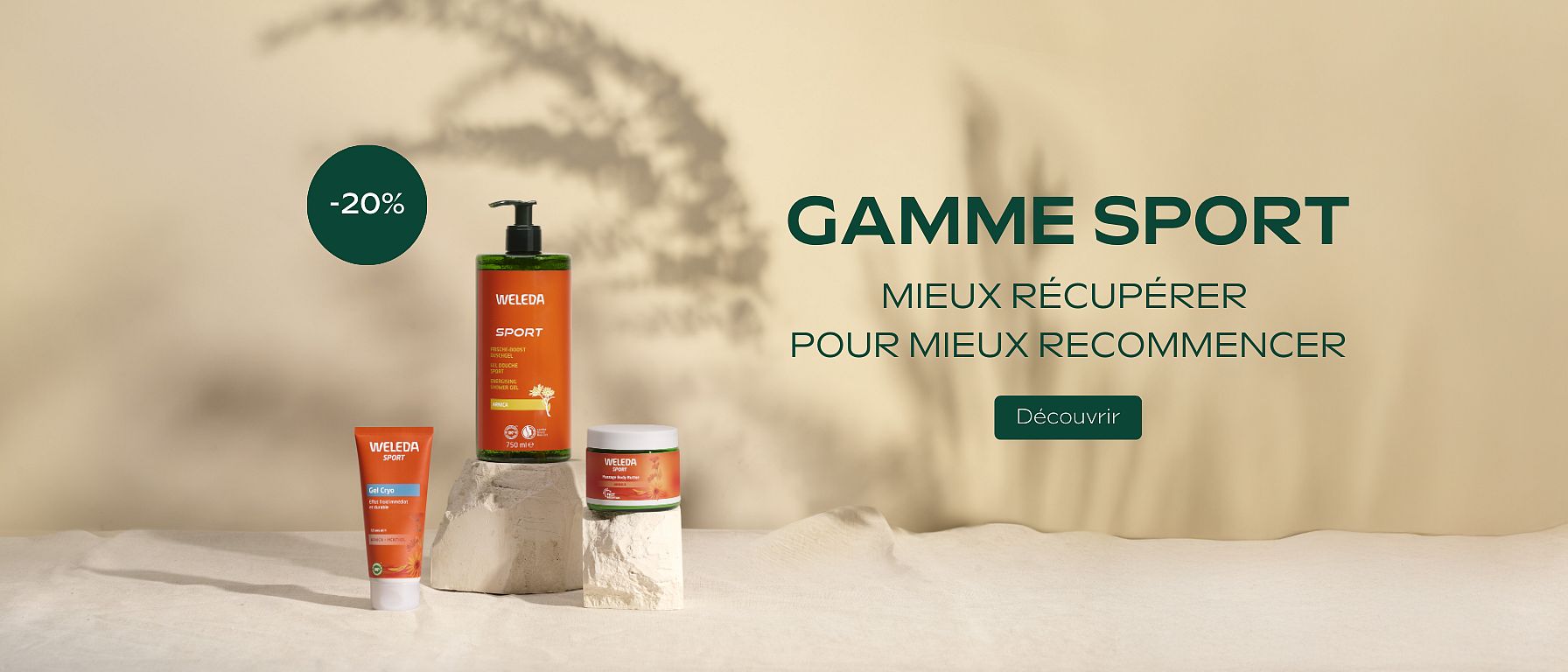 -20% sur la gamme sport arnica