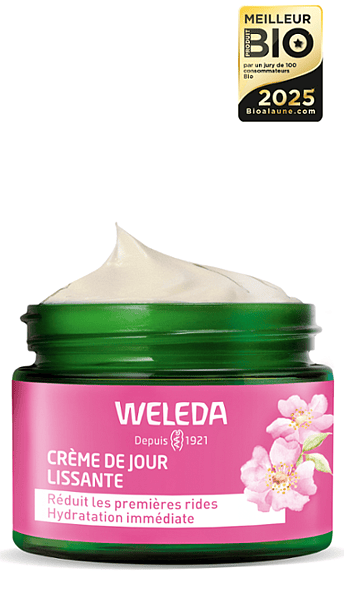 Crème de Jour lissante Rose musquée & Thé blanc