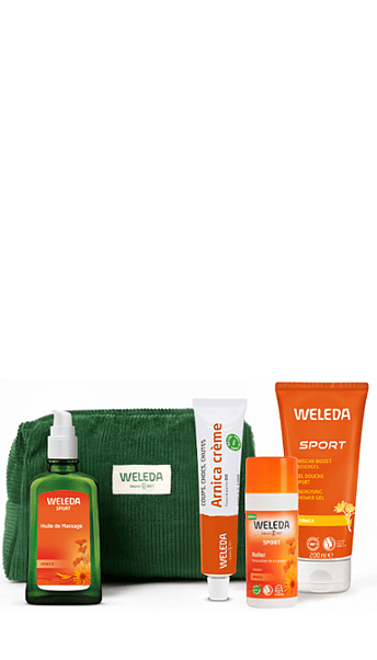 Routine sportive avec trousse
