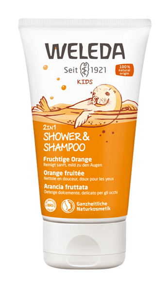Crème de Douche 2 en 1 Enfants - Orange fruitée