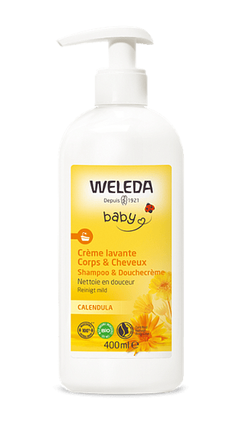 Crème lavante Corps et Cheveux au Calendula
