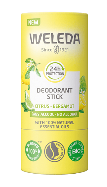 Déodorant solide 24H Citrus Bergamote 