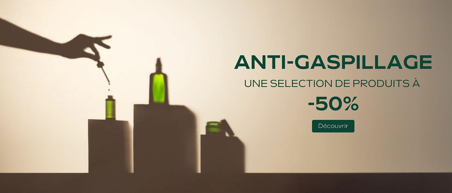 catégorie anti-gaspillage : -50% sur une sélection de produits