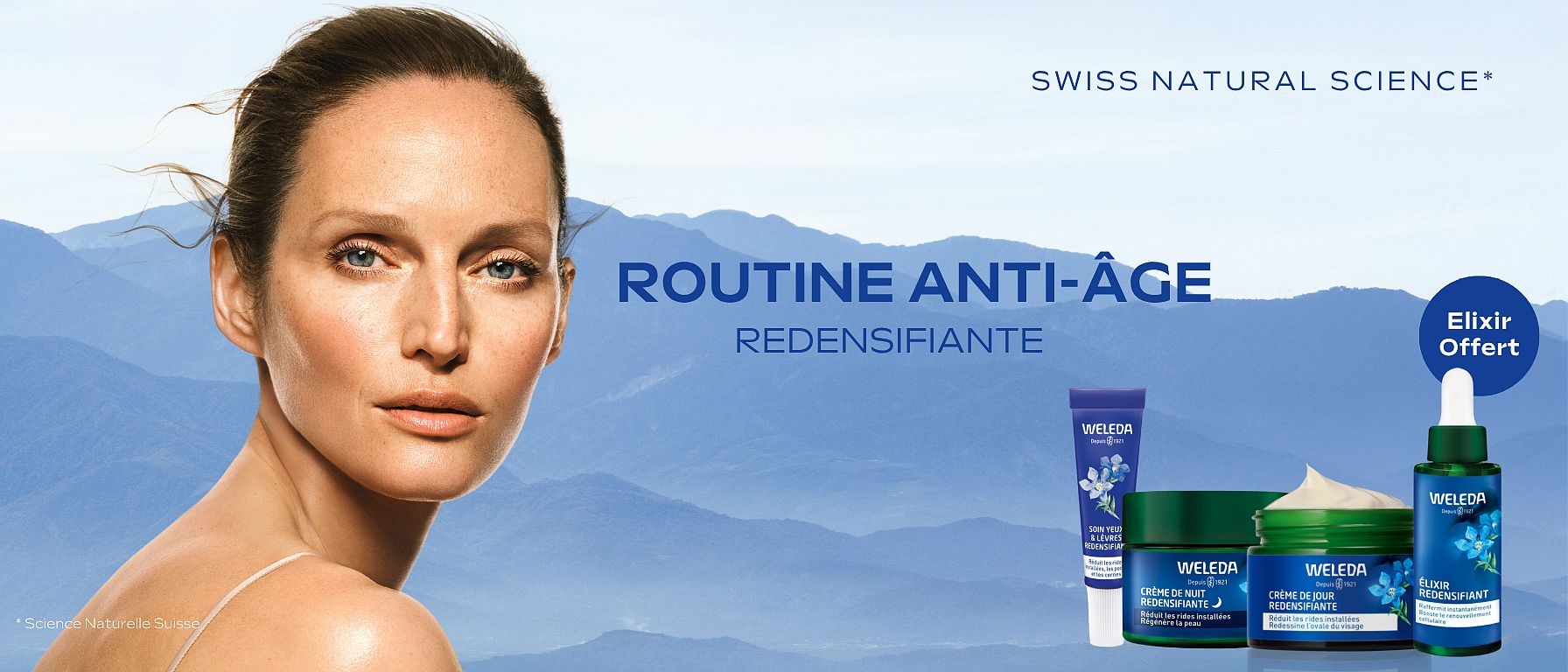 Routine gentiane bleue avec serum offert