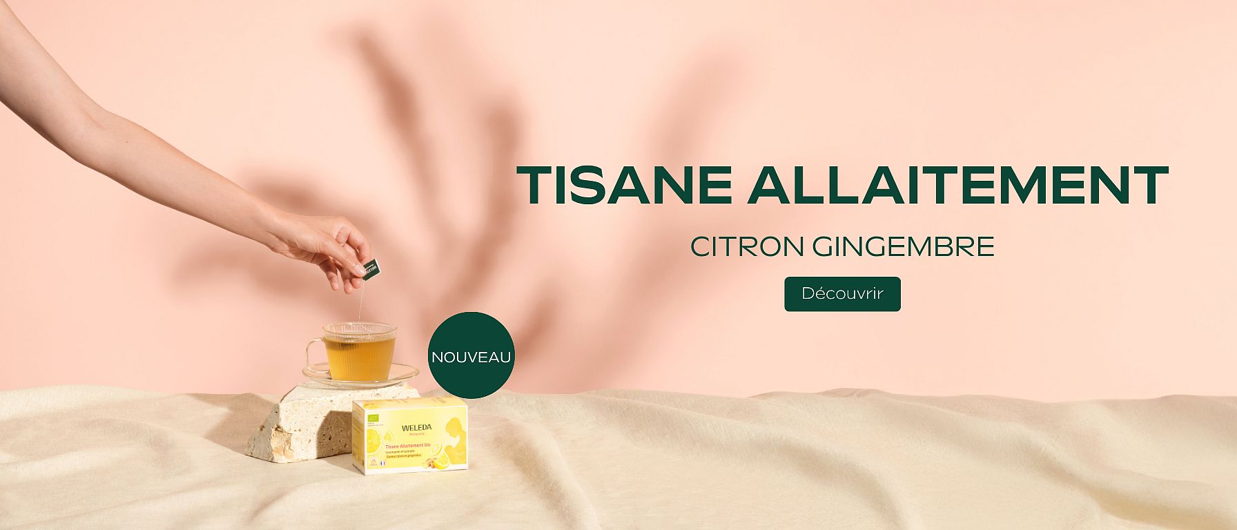 Tisane allaitement bio Citron Gingembre