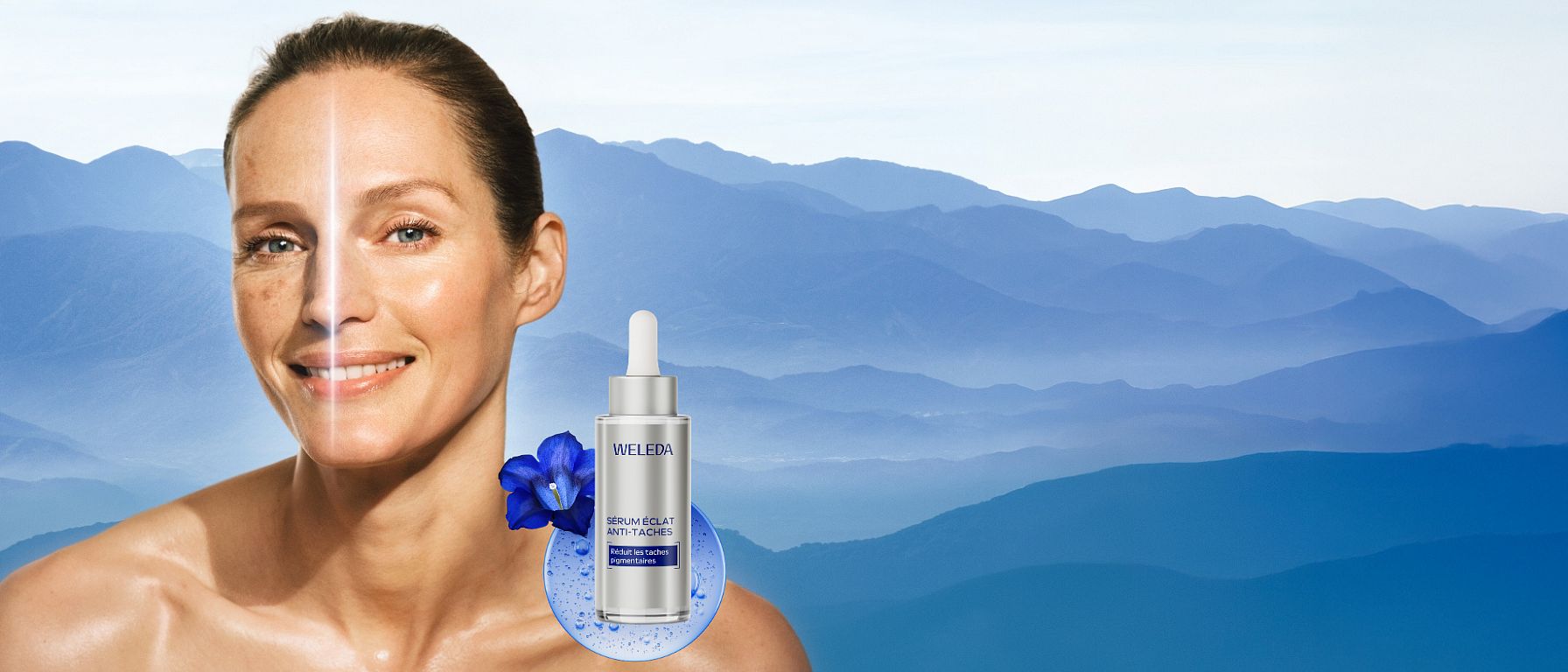 Sérum Eclat anti-taches Gentiane Bleue & Edelweiss