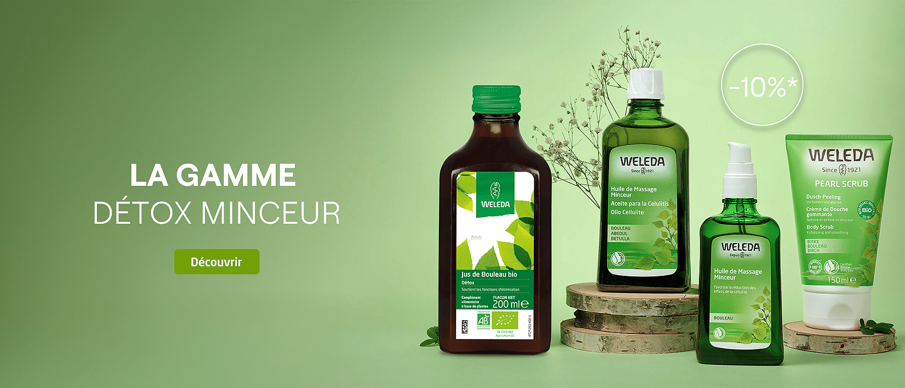 10% de réduction sur la gamme minceur