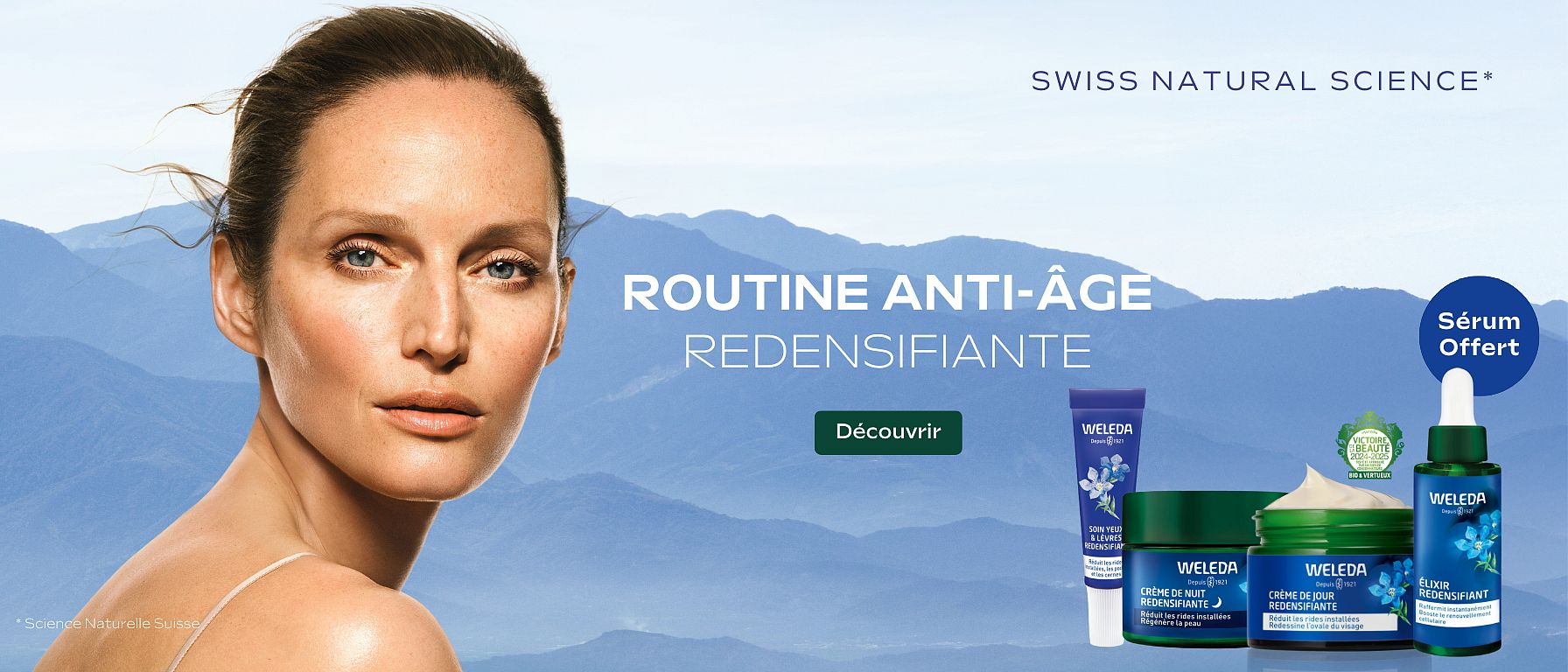 routine anti-âge Gentiane sérum offert