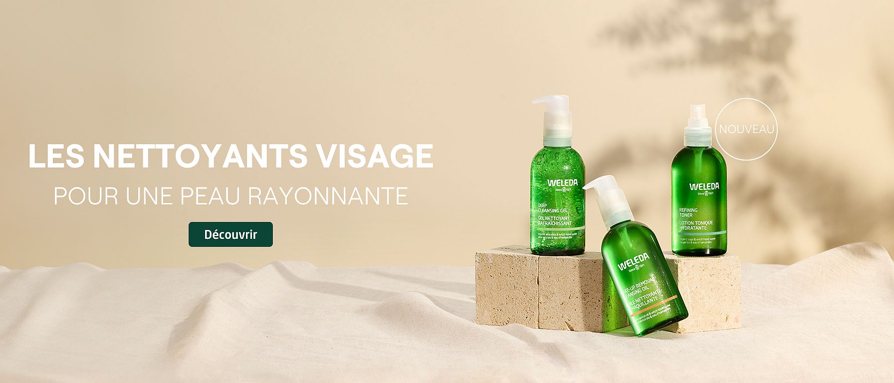 gamme de nettoyants weleda