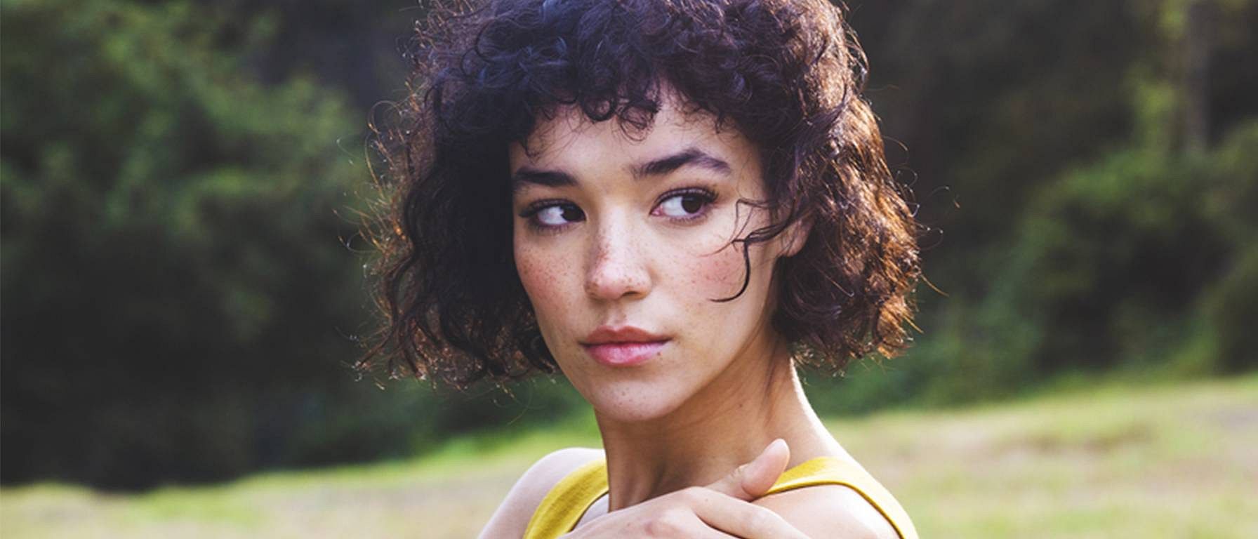 femme dans la nature