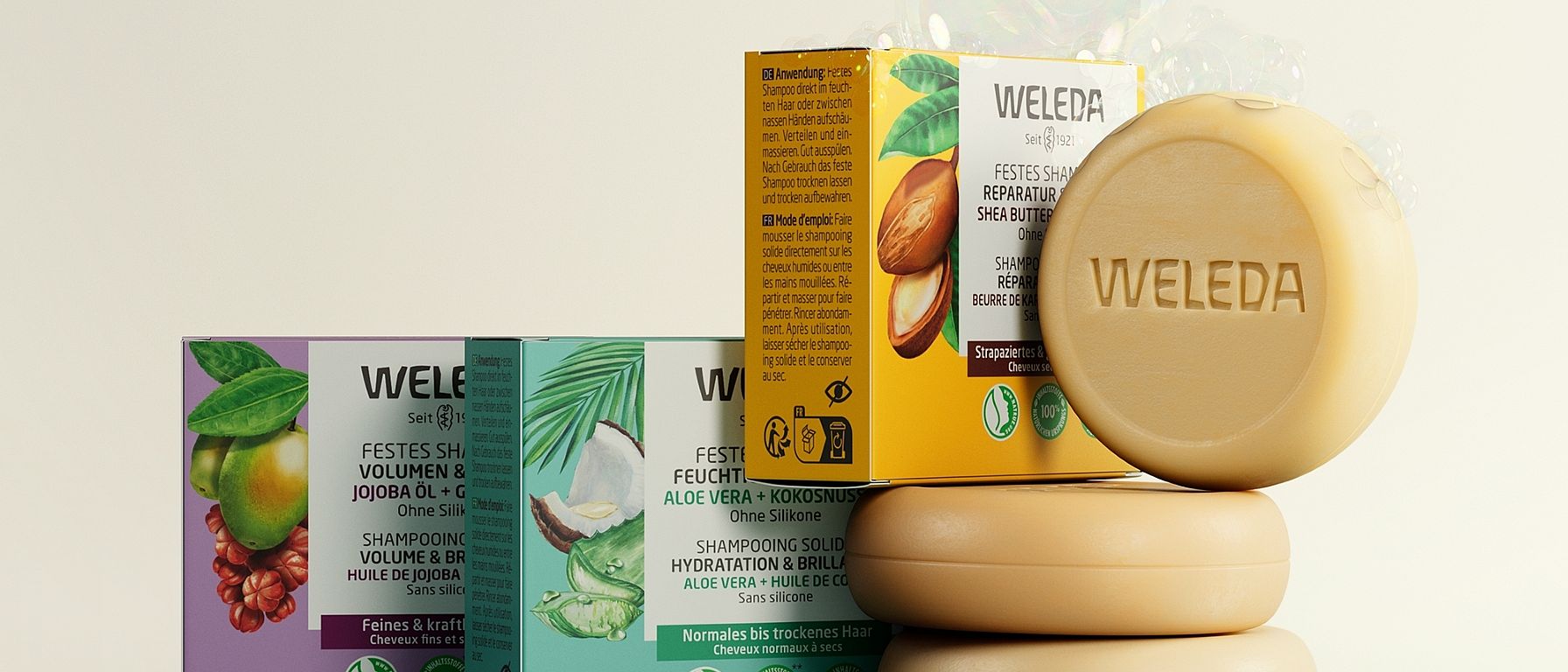 Gamme shampoings solides