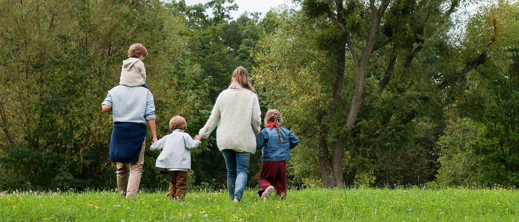 famille dans la nature