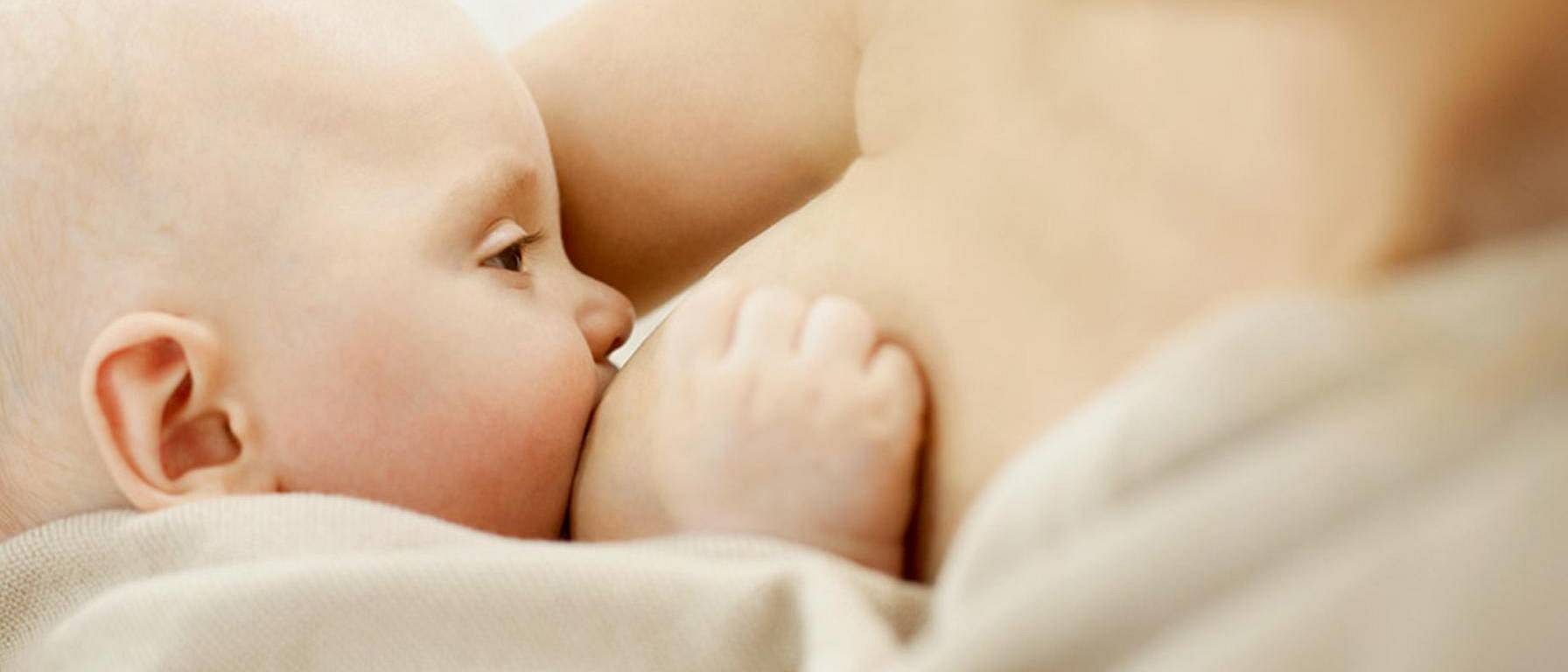 baby breastfeeding