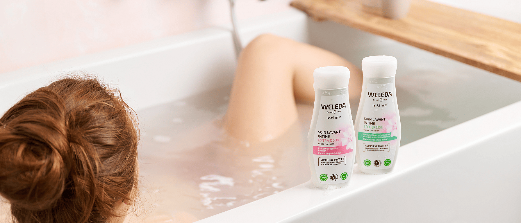 femme bain hygiène