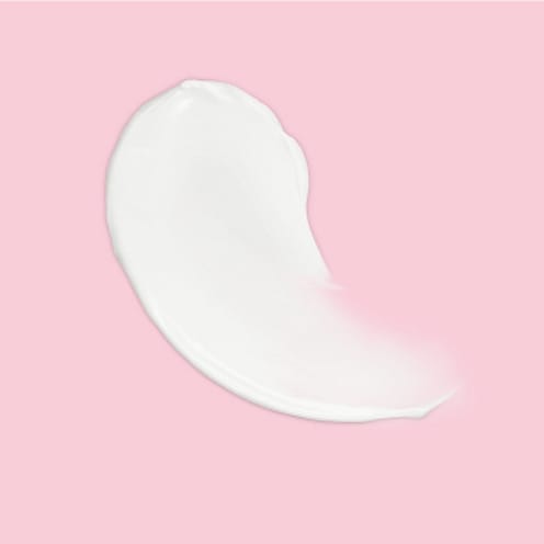 Creme sur fond rose