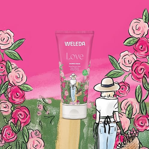 Gel douche rose