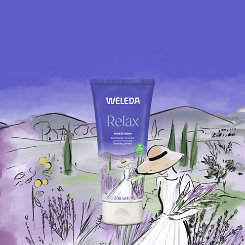 crème de douche lavande