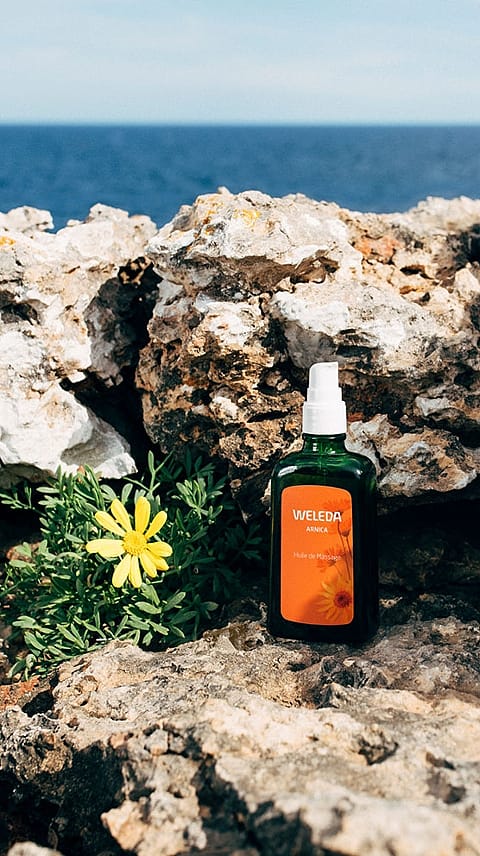 Huile de massage à l'Arnica Weleda