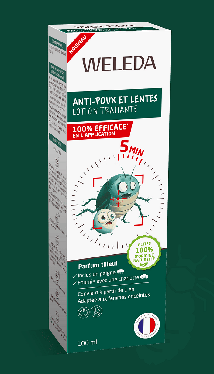 Lotion traitante anti-poux et lentes