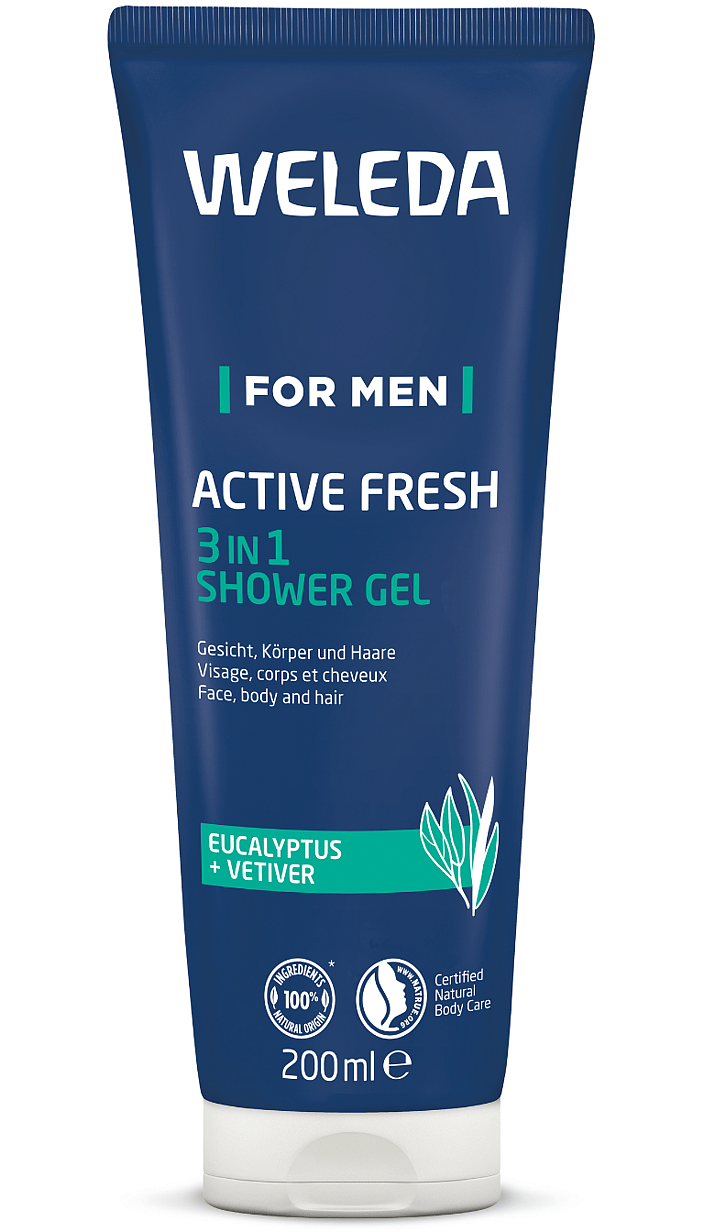 Gel Douche 3 en 1 Active Fresh