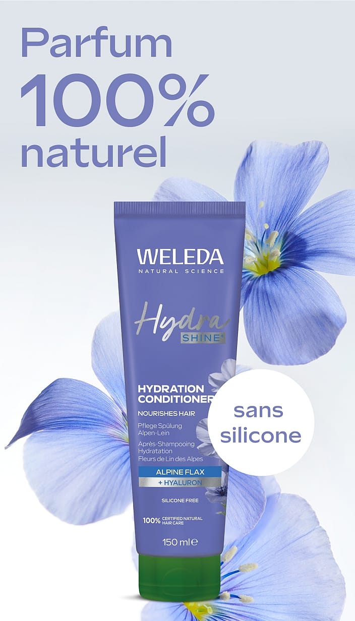 Après-Shampooing Hydratation Hydra Shine aux Fleurs de Lin des Alpes