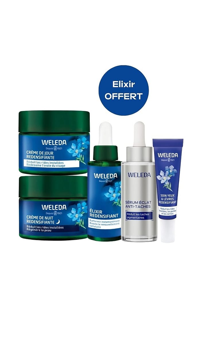 Routine anti-âge complète Gentiane bleue - Elixir Offert