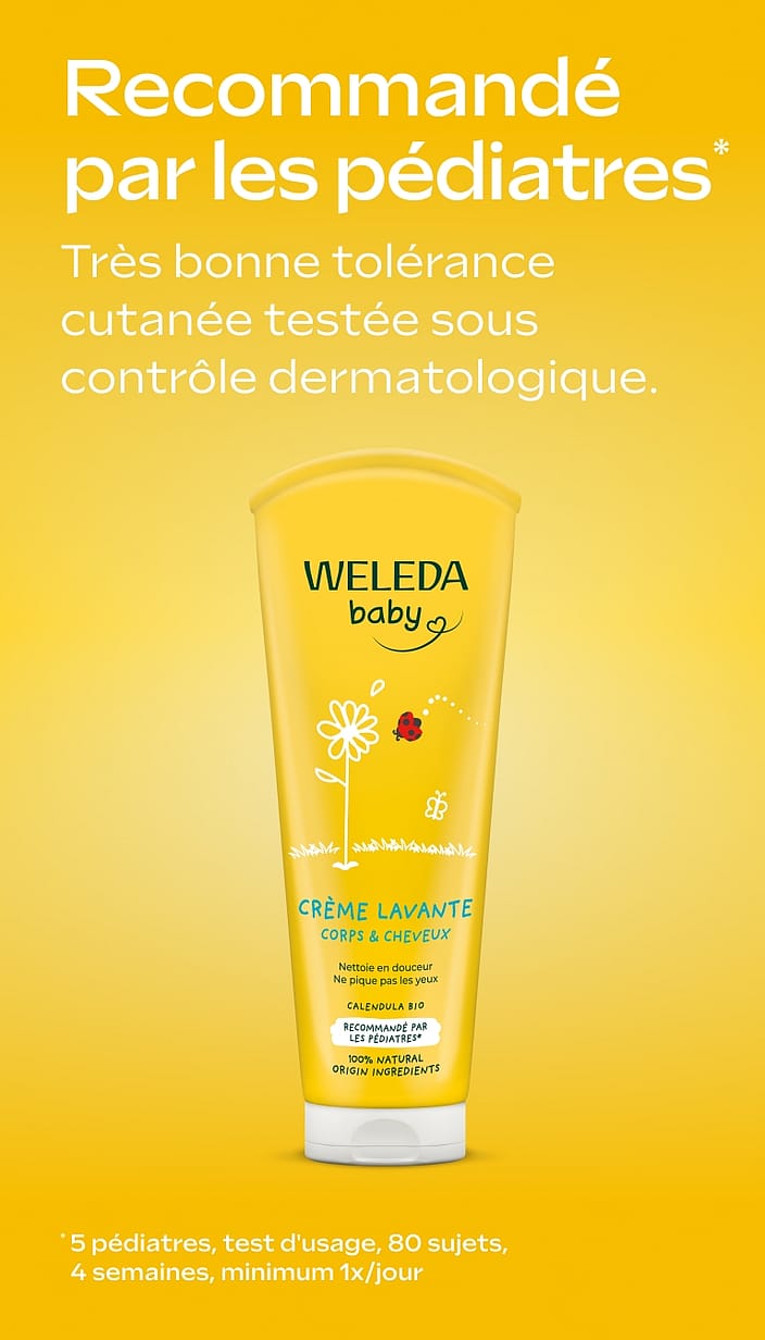 Crème lavante Corps et Cheveux au Calendula