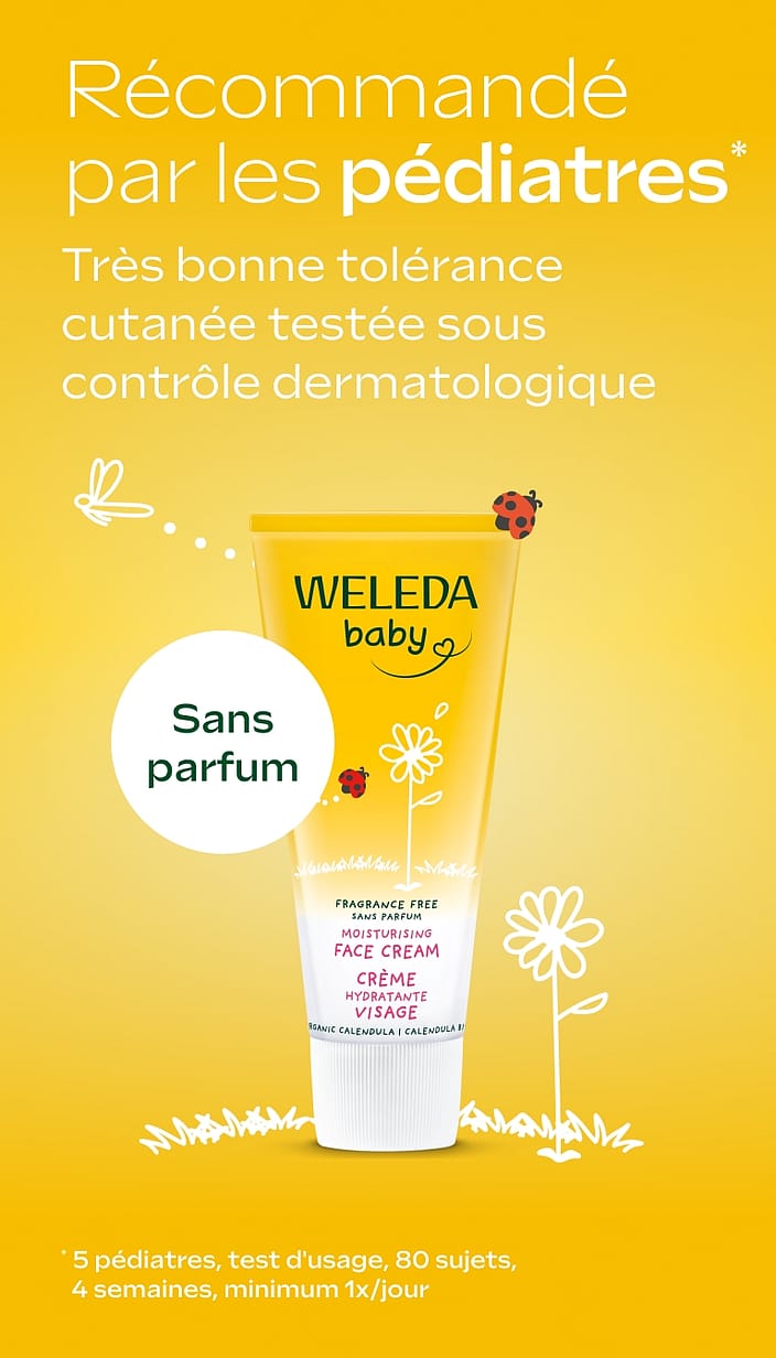Crème hydratante Visage au Calendula bio sans parfum