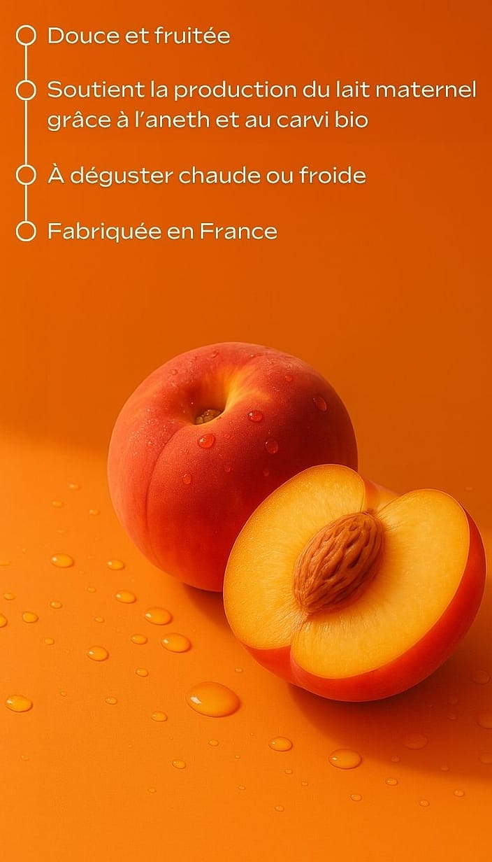 Tisane Allaitement bio Pêche Abricot