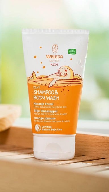 Crème de Douche 2 en 1 Enfants - Orange fruitée