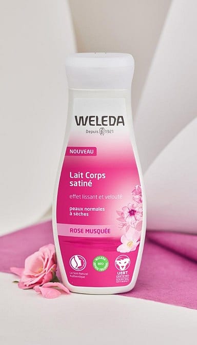 Lait Corps satiné Rose Musquée