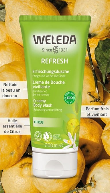 Crème de Douche vivifiante au Citrus