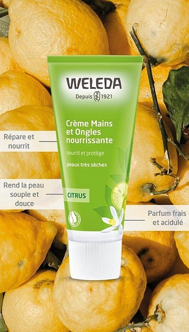 Crème nutritive Mains et Ongles au Citrus
