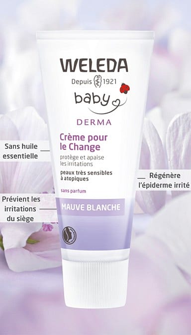 Crème pour le Change à la Mauve blanche