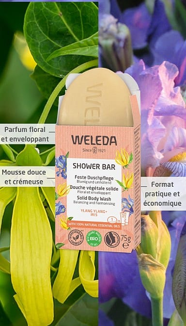 Douche végétale solide Ylang Ylang & Iris