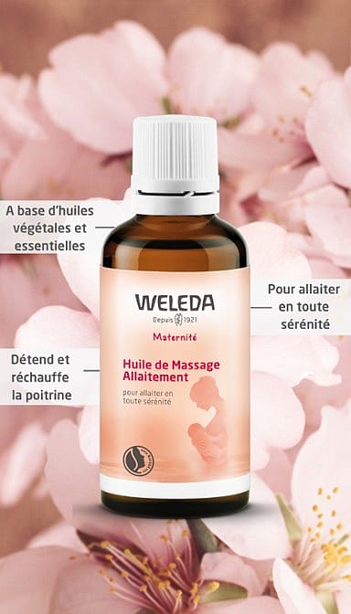 Huile de Massage Allaitement