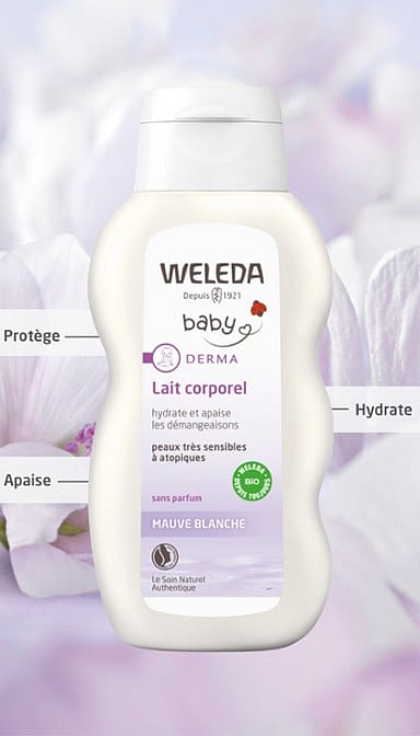 Lait corporel à la Mauve blanche