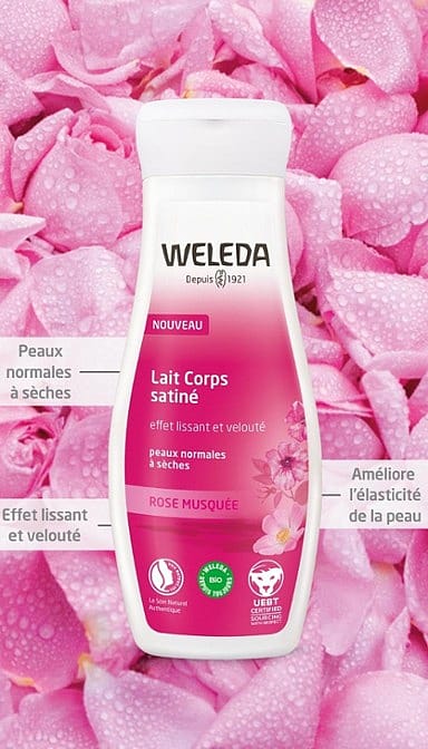 Lait Corps satiné Rose Musquée