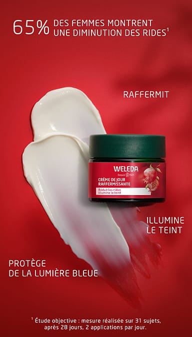Crème de Jour raffermissante Grenade et Peptides de Maca