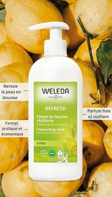 Crème de Douche vivifiante au Citrus