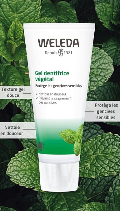 Gel dentifrice végétal