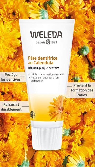 Pâte dentifrice au Calendula