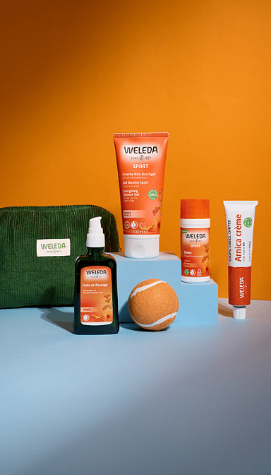 Routine sportive avec trousse