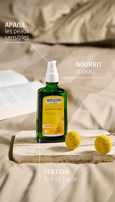 Huile de Massage au Calendula