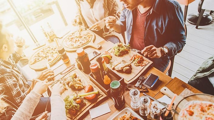 repas au restaurant