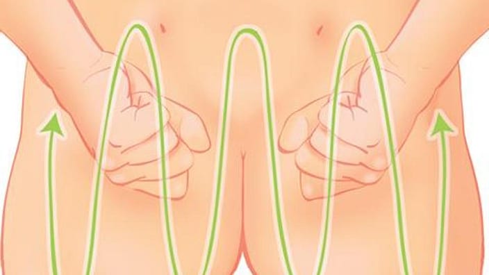 massage des fesses