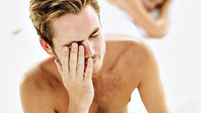 homme fatigué