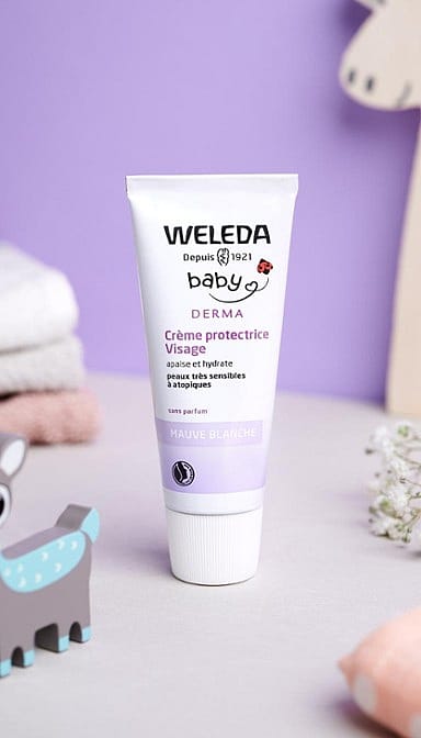Crème protectrice Visage à la Mauve blanche
