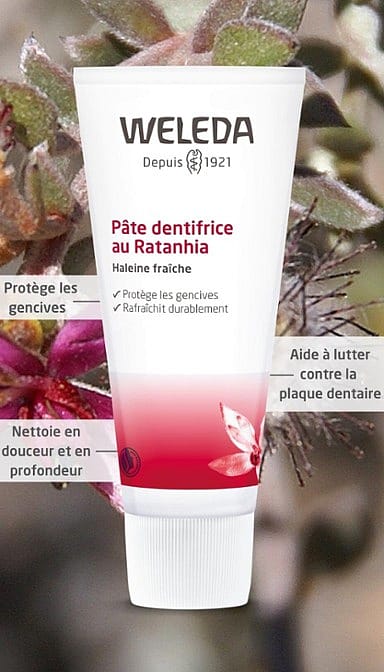 Pâte dentifrice au Ratanhia