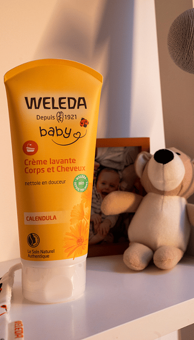 Crème lavante Corps et Cheveux au Calendula